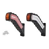 Louttary Seitenmarkierungsleuchten für Anhänger, 12 – 24 V, Universal, für Auto, Van, Pickup,...