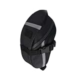 TOPBATHY wasserdichte Fahrradtasche Satteltasche aus Material mit Reflektorband und Abnehmbarem...