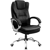 HLONONE Bürostuhl Ergonomisch Chefsessel Schreibtischstuhl, Gaming Stühle mit Gepolsterten...