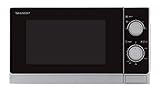 Sharp R200INW Solo-Mikrowelle / 20 L / 800 W / 5 Leistungsstufen / Timer von 35 Minuten bis 00...