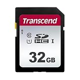 Transcend 32GB SDHC 300S Speicherkarte UHS-I, C10, U3, V30, 4K, Full HD, bis zu 95/40 MB/s (ideal...