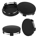 4 Stück Nabendeckel 60mm, Radnabendeckel, Universal Radnabenkappen, Felgenkappen - Radkappen, ABS...