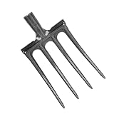ZAWELIYO Grabegabel, Gartengabel, strapazierfähig, starker Karbonstahl, Garten-Spatengabel für...