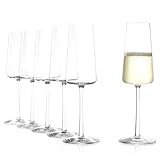 Stölzle Lausitz Champagner Gläser Power 6er-Set 240ml – Eleganter Champagnerkelch ideal für...