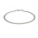 Made by Nami Herren-Armband aus Edelstahl - Silber-Armband Männer in versch. Größen & Farben -...