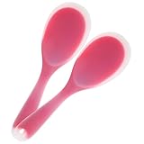 LABRIMP 2 Stück Silikon Reislöffel Antihaftbeschichtet mit Ergonomischem Griff Kratzfestes...