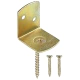 Homgoday Flechtzaunhalter 48 STK. L-Form Verzinktes Metall