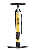 CXWXC Fahrradpumpe alle Ventile, Luftpumpe Fahrrad mit Manometer zur Druckanzeige 11 Bar / 160 Psi...