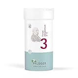 PFLÜGER Schüßler Salze Nr. 3 Ferrum phosphoricum D12 - 400 Tabletten - Das Salz des Immunsystems,...