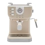 1.5L Espressomaschine mit Milchaufschäumer 2 in1 Kaffeemaschine 1050W 20Bar Espresso...