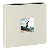 Hama Fotoalbum Jumbo (Fotobuch mit 100 schwarzen Seiten, Hochzeitsalbum für 400 Fotos, Gästebuch...