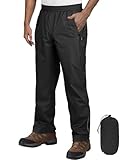 Outdoor Ventures Herren Regenhose Fahrrad Wasserdicht Atmungsaktiv Überziehhose Winddicht...