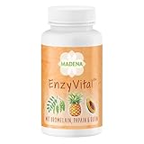 MADENA EnzyVital Enzym Komplex zur Unterstützung der Verdauung, 90 Kapseln mit hochdosiertem...