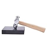 BENECREAT 6 Zoll Schmuck Mini Hammer Eisenkopf Kugel Pein Hammer Starker Holzgriff mit...