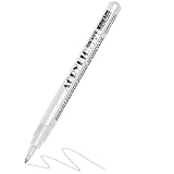 RiyaNed permanent marker Stift,0.7mm Silber Acrylstift,1 Textilmarker Geeignet für Holz, Metall,...