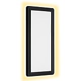 Telefunken - LED Außenwandleuchte, Außenwandlampe 1-flammig, Backlight Effekt, 16 Watt, 2.000...