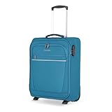 Travelite Bordtrolley Handgepäck Koffer leicht, 2 Rollen, Cabin, Weichgepäck Trolley klein mit...