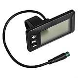 Für E-Bike-LCD-Display GD01, wasserdicht, 5-poliger Stecker, genaue Spannungsunterstützung für 24...