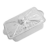 LALADEFIEE Aluminiumfolienpfanne Mit Deckel Einweg Backform Alufolientopf Ofen Und Grillfest Ideal...