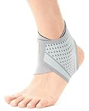 FitDA Sprunggelenkbandage, Ultradünne Knöchelbandage mit Doppeltem Klett für Sport & Alltag,...