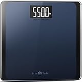 RunSTAR Digitale Personenwaage, hochpräzise Sensoren, 8 mm Sicherheitsglas, Tragkraft bis 250 kg,...