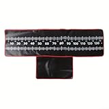 Abhakmatte für Raubfische, 140 x 35 cm Angel-Landungsmatte mit integriertem Maßband, gepolsterte...