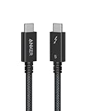 Anker Prime Thunderbolt 5 Kabel, 100cm USB-C auf USB-C Kabel, 240W Leistung, 80Gbps Datentransfer,...
