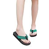 Flip Flops Damen Sommer Flip-Flops for Frauen Casual Flache Hausschuhe Sandalen Komfort Dame EVA...