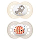 MAM Original Schnuller im 2er-Set, zahnfreundlicher Baby Schnuller aus nachhaltigen &...