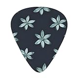 Beautiful Camellia Guitar Plektrum Set of 12, Including 3 Thicknesses Of Plektrums For Acoustic...