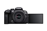 Canon EOS R10 Systemkamera + RF-S 18-45mm F4.5-6.3 is STM Zoomobjektiv (24.2 MP, 4K Videokamera,...