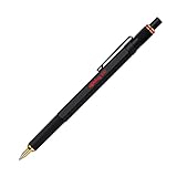 rOtring 800 Kugelschreiber | mittlere Spitze | Schwarze Tinte | Schwarze Schaft | nachfüllbar