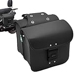 Abschließbare Motorrad-Satteltaschen | Große Kapazität, Wasserdichte...