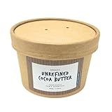 Motherland Organics Unraffinierte afrikanische Kakaobutter für Körper und Gesicht, 200 g