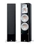 Yamaha NS 777 Stand Lautsprecher System (3-Wege Bassreflex, Waveguidehorn, 100W) klavierlackschwarz,...