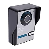 Smart Video Türsprechanlage,Türklingel Intercom System,mit 7 Zoll 2-Monitor 1-Full HD...