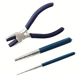 Schmuckzange Set Schmuckherstellungs-Werkzeugset, Drehwerkzeug-Set, Flachzange, zweiteiliges...