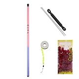 Teleskoprute, ultrakurz, für Bachläufe, tragbar für Anfänger, zum Angeln im Hochsee, Surfen,...