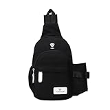 Umhängetaschen Herren Laptop 17 Damen Body Sling Rucksack Herren Nylon Umhängetasche Reisetasche...