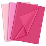 PLULON 60 Blatt Babyparty Dekorationen Rosa Seidenpapier, farbige Geschenkverpackung Seidenpapier...