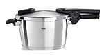 Fissler Vitaquick Premium / Schnellkochtopf (4,5 L, Ø 22 cm) Edelstahl-Dampfkochtopf, 2-Garstufen,...