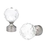 Sento Metall Zubehör für Ø 16 mm Gardinenstangen in Chrom Matt Ø 16mm 2x Endstücke Carla