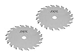 Skil Sägeblatt-Set 2-teilig (hartmetallbestückt, ø 85 mm, Werkzeugaufnahme ø 10 mm, für...