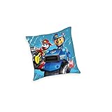 Herding Paw Patrol Dekokissen, 40 x 40 cm, 100% Polyester, Blau