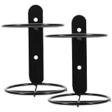 Healvian 2 Stück Flaschenhalter Wand Wandmontierte Weinflaschenhalter Präsentation Weinregale...