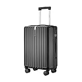 MGOB Koffer Handgepäck Hartschalen in Polycarbonat Reisekoffer mit 4 Rollen und Haken | 55x37x22cm...