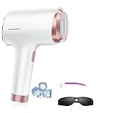 Enthaarungsgerät mit 21J Max Leistung, 9 Stufen Eis Kühlung Geräte Haarentfernung, Hair Removal...