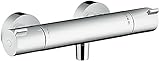 hansgrohe Ecostat - Duschthermostat Aufputz, Duscharmatur mit Sicherheitssperre (SafetyStop) bei...