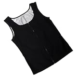 VALICLUD Herren Kompressions Waist Trainer mit Reißverschluss Sauna Sweat Tank Top Bauchformende...