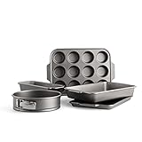 KitchenAid Aluminized Steel 5-teiliges Backformen-Set, PFAS-freie Antihaftbeschichtung,...